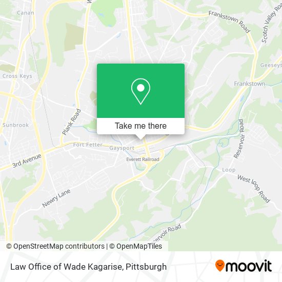 Law Office of Wade Kagarise map
