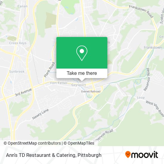 Ann's TD Restaurant & Catering map