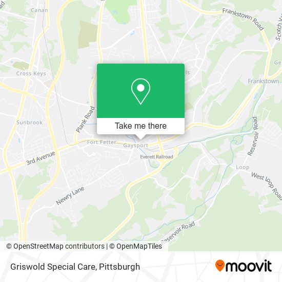 Griswold Special Care map