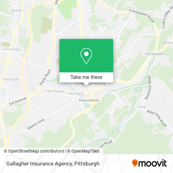 Mapa de Gallagher Insurance Agency