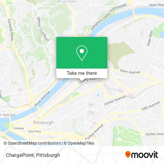 Mapa de ChargePoint