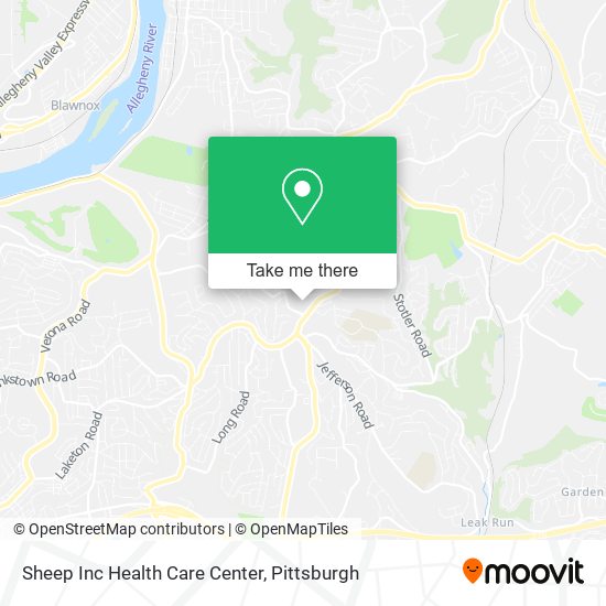 Mapa de Sheep Inc Health Care Center