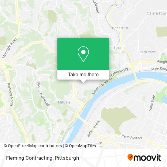 Fleming Contracting map