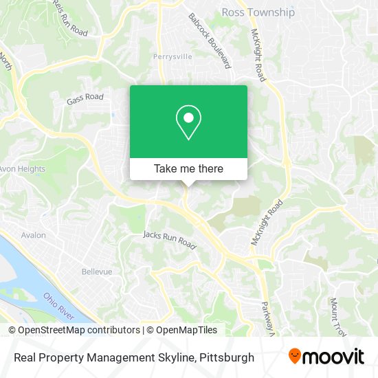 Real Property Management Skyline map