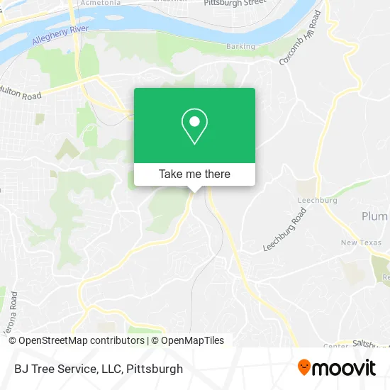 BJ Tree Service, LLC map