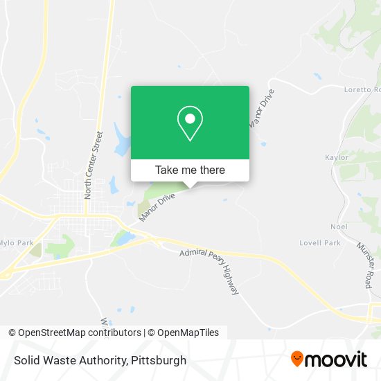 Solid Waste Authority map