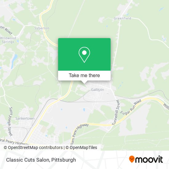 Classic Cuts Salon map