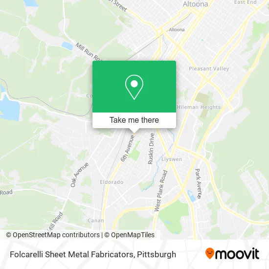 Folcarelli Sheet Metal Fabricators map