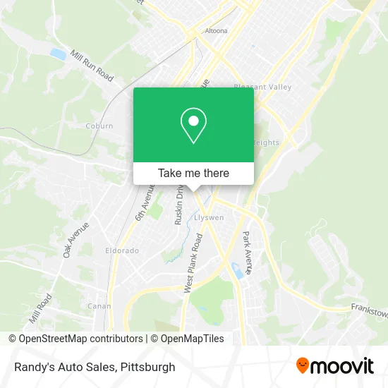 Randy's Auto Sales map