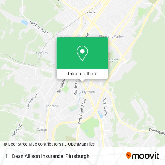 Mapa de H. Dean Allison Insurance