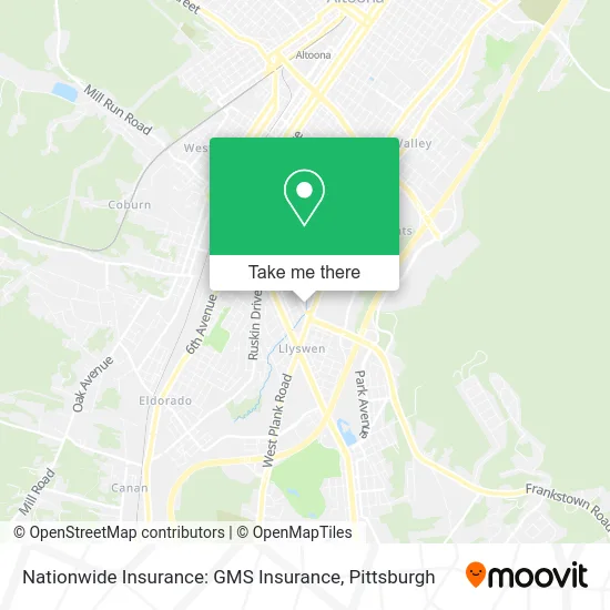Nationwide Insurance: GMS Insurance map