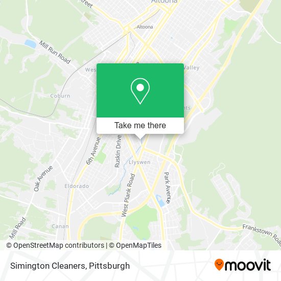 Mapa de Simington Cleaners