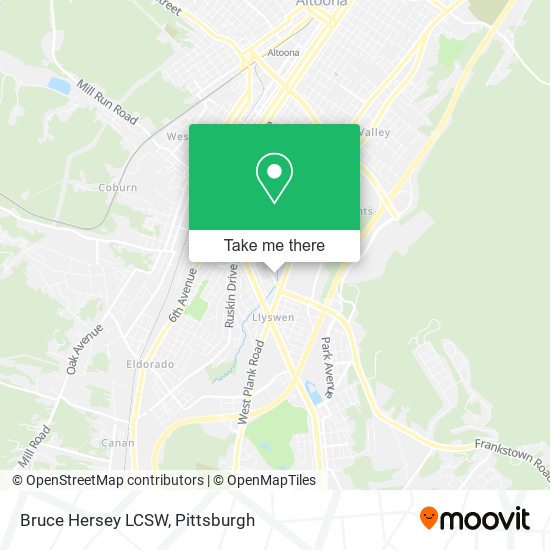 Mapa de Bruce Hersey LCSW
