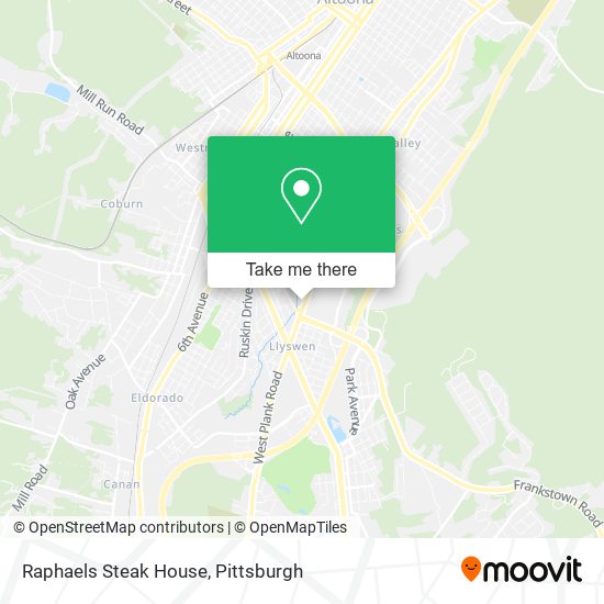 Mapa de Raphaels Steak House