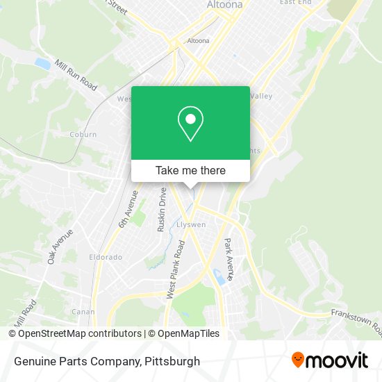 Genuine Parts Company map