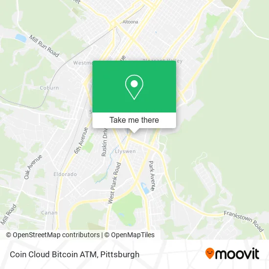 Coin Cloud Bitcoin ATM map