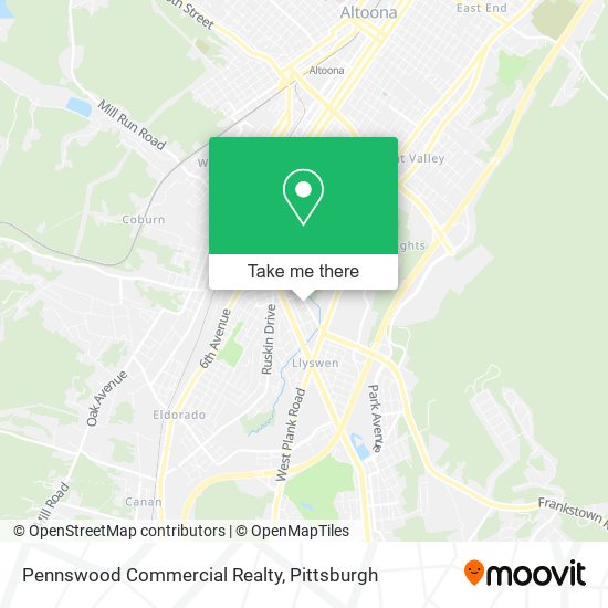 Pennswood Commercial Realty map