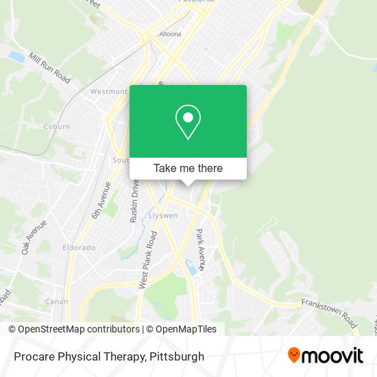 Procare Physical Therapy map