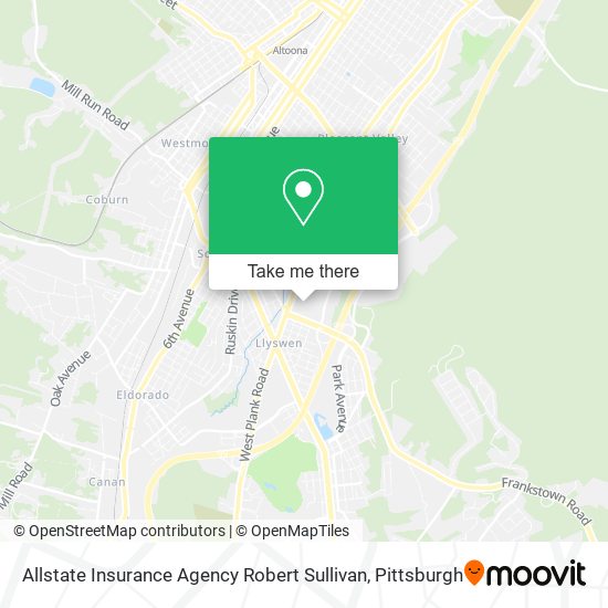 Allstate Insurance Agency Robert Sullivan map