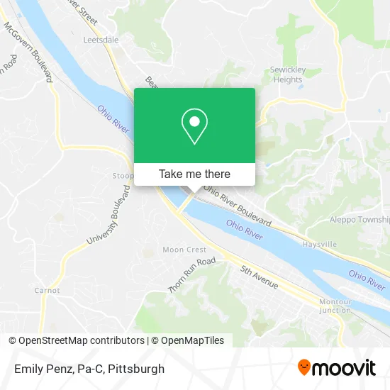 Emily Penz, Pa-C map