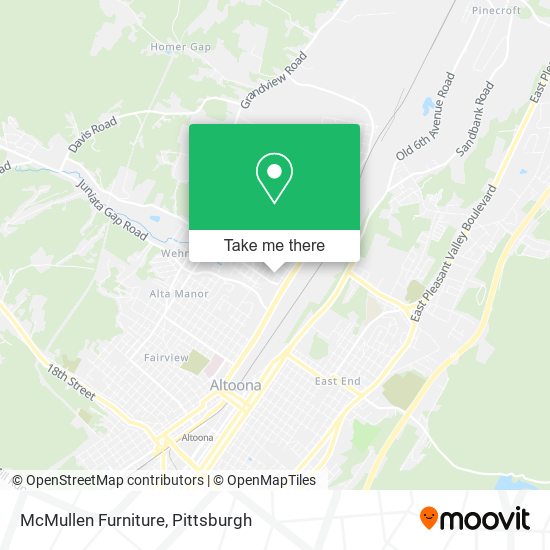 Mapa de McMullen Furniture