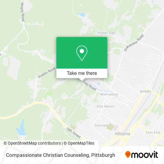 Compassionate Christian Counseling map