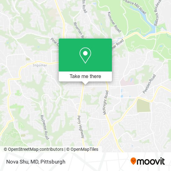 Nova Shu, MD map