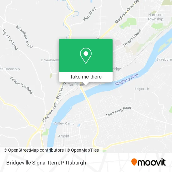 Bridgeville Signal Item map