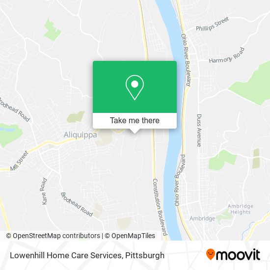 Mapa de Lowenhill Home Care Services