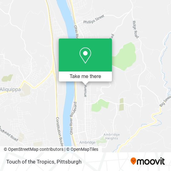 Mapa de Touch of the Tropics