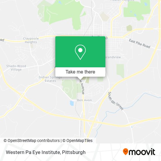 Western Pa Eye Institute map