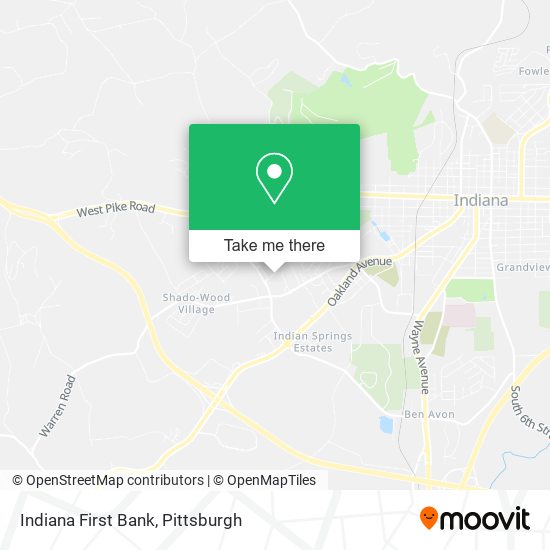 Indiana First Bank map