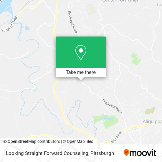 Looking Straight Forward Counseling map