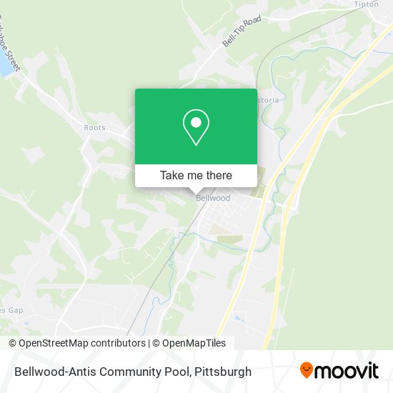 Bellwood-Antis Community Pool map