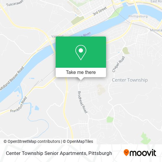 Center Township Senior Apartments map
