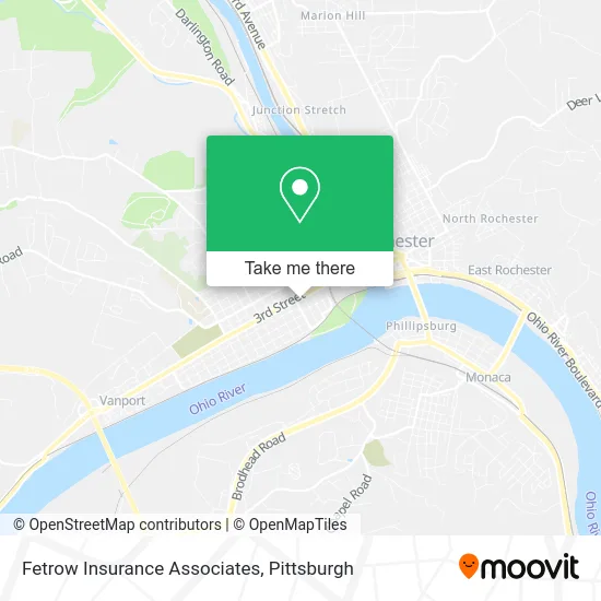 Fetrow Insurance Associates map