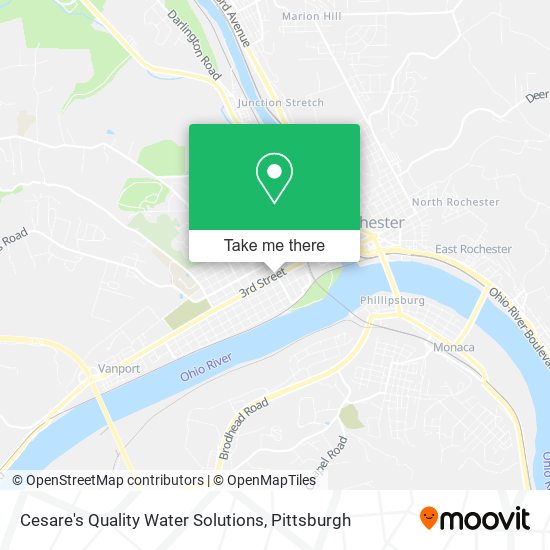 Mapa de Cesare's Quality Water Solutions