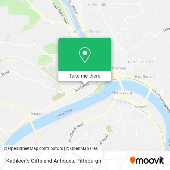 Mapa de Kathleen's Gifts and Antiques