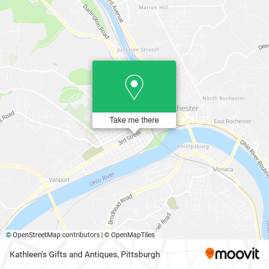 Kathleen's Gifts and Antiques map