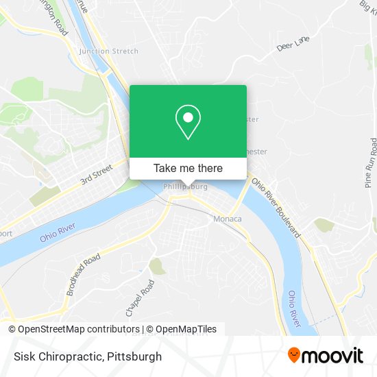 Sisk Chiropractic map