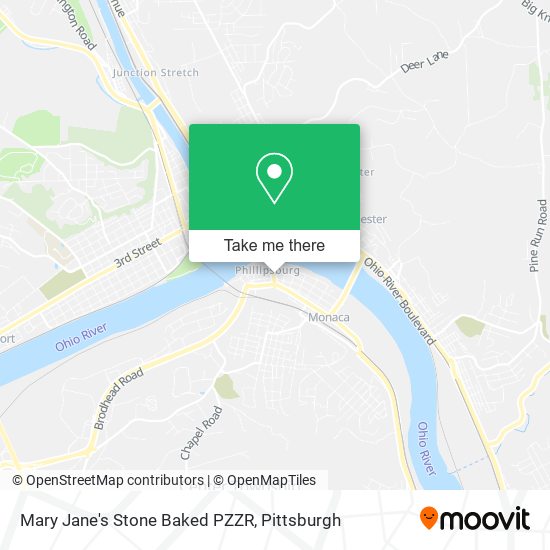 Mapa de Mary Jane's Stone Baked PZZR