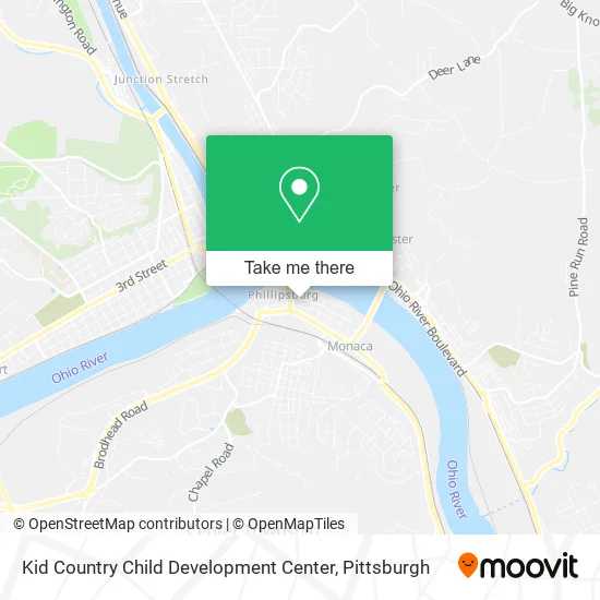 Kid Country Child Development Center map