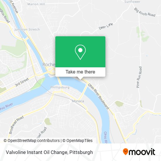 Mapa de Valvoline Instant Oil Change