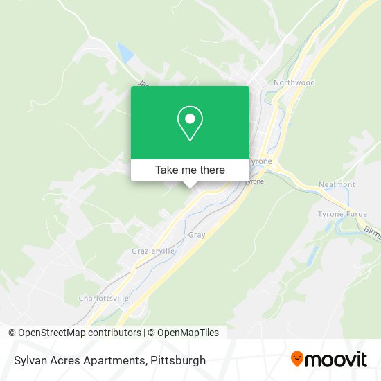 Sylvan Acres Apartments map