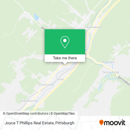 Joyce T Phillips Real Estate map