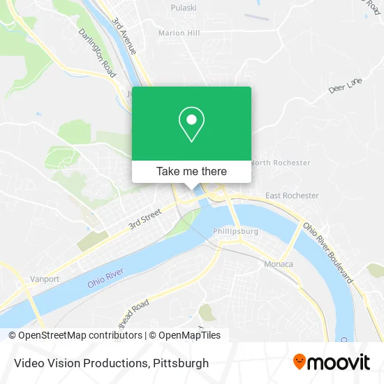 Video Vision Productions map