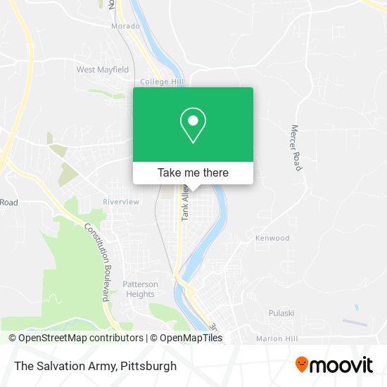 The Salvation Army map
