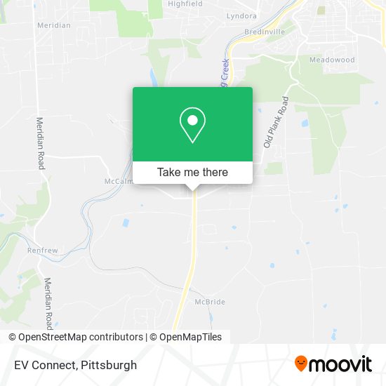 EV Connect map