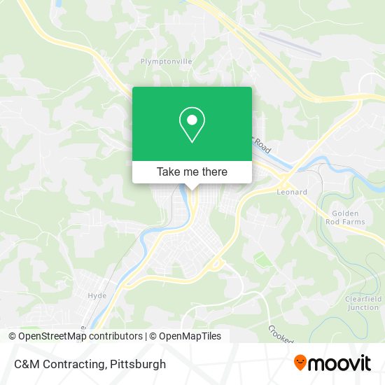 C&M Contracting map