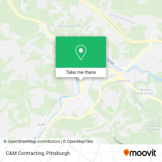 C&M Contracting map